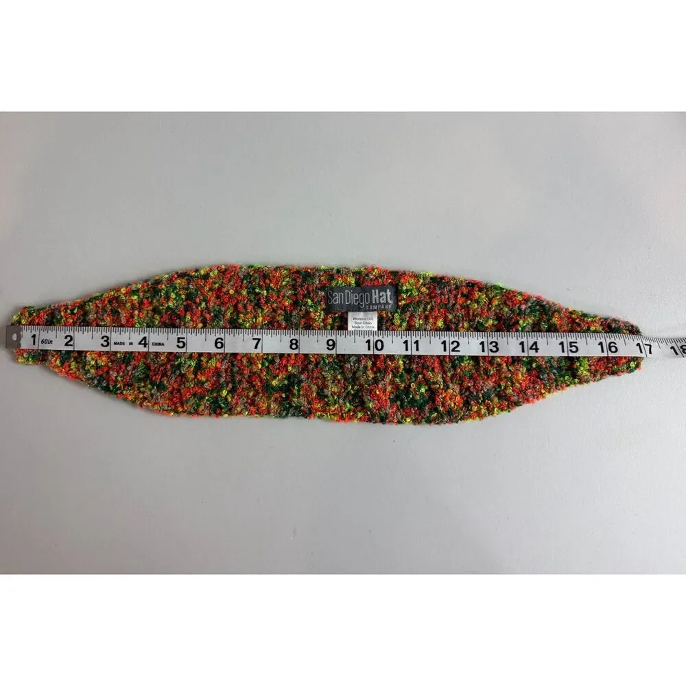 San Diego Hat Company Women's Wool Blend Knit Multicolor Headband
